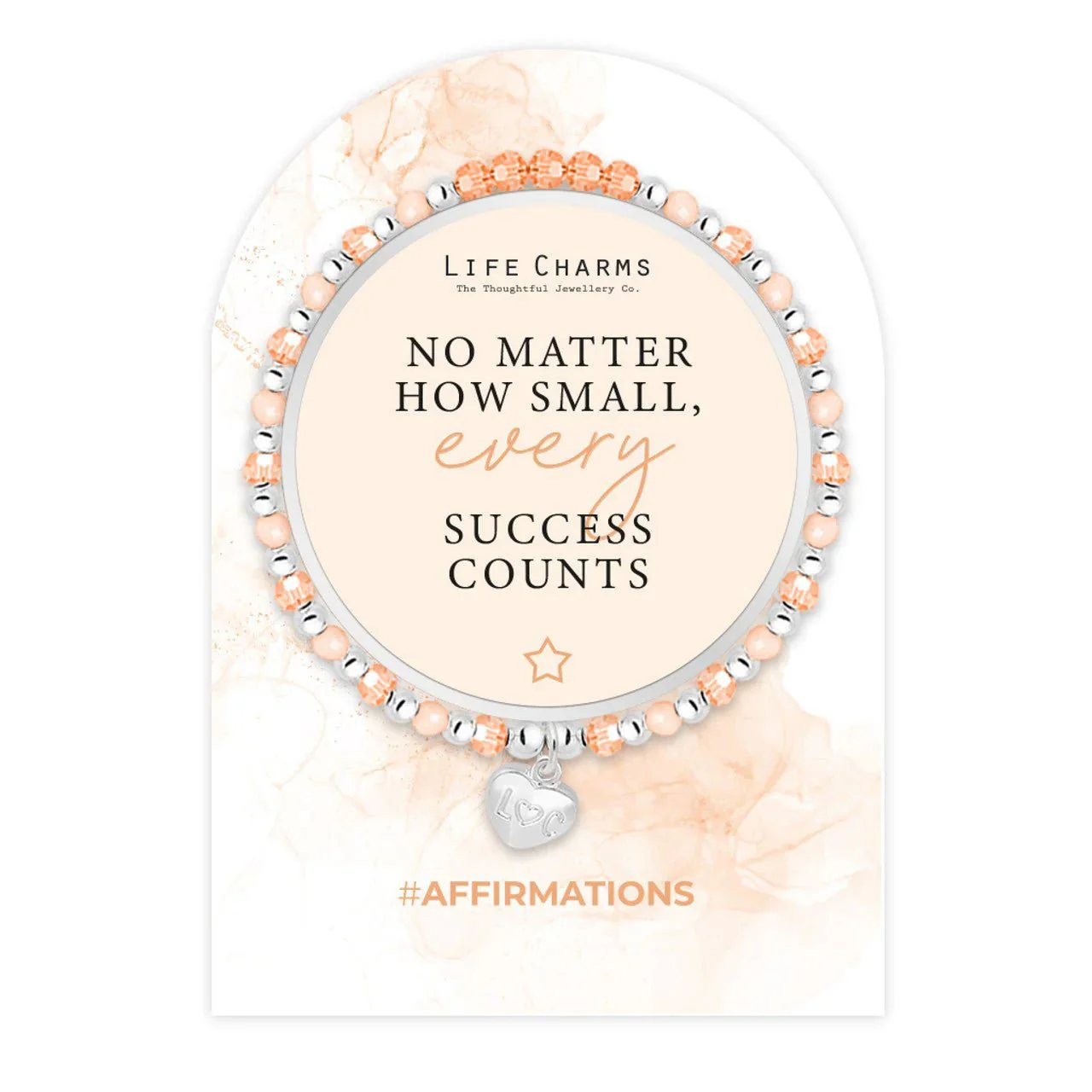Life Charms Affirmation Bracelet – Every Success Counts