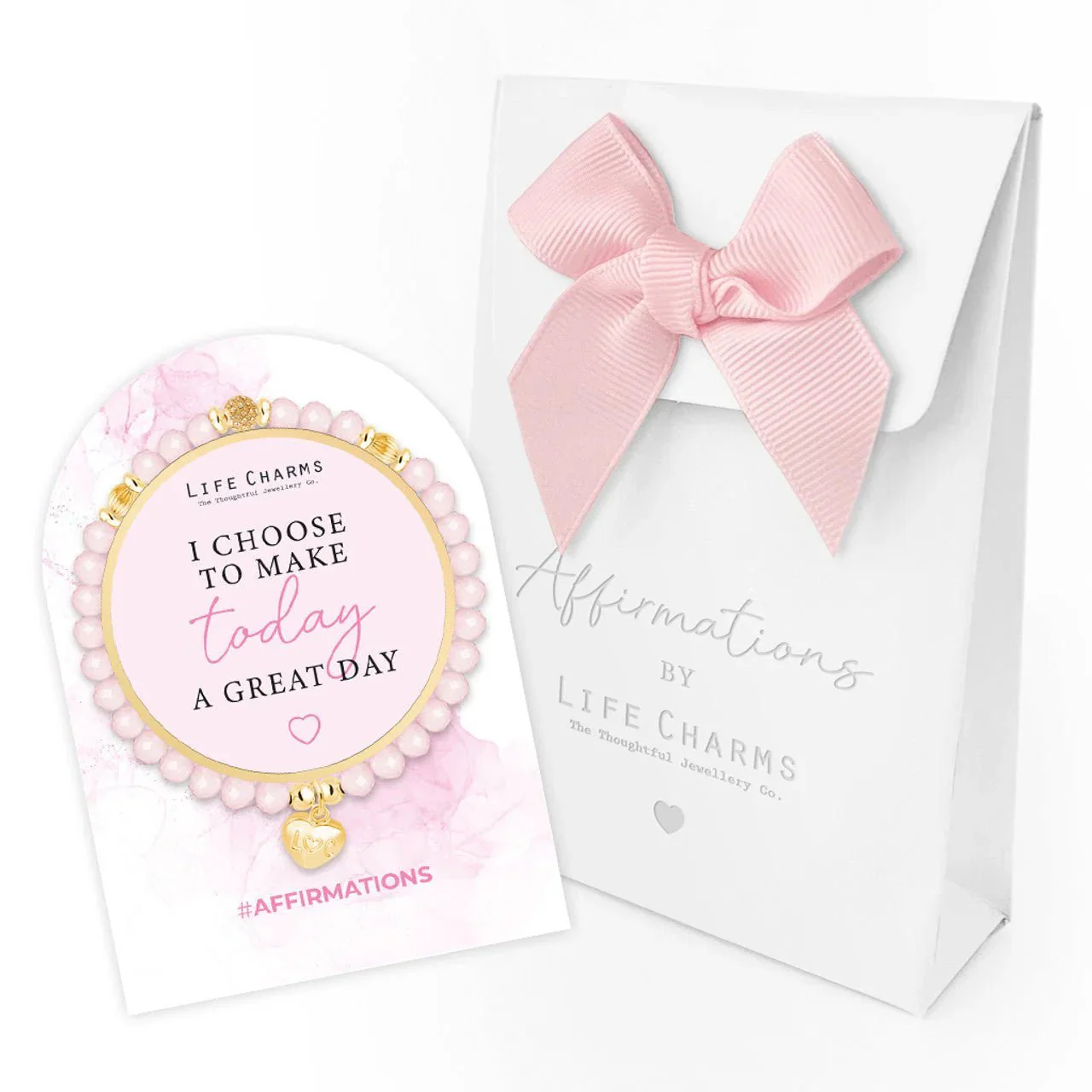 Life Charms Affirmation Bracelet – Make Today a Great Day - Image 3
