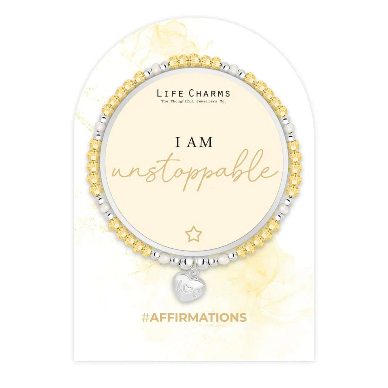 Life Charms Affirmation Bracelet – I Am Unstoppable