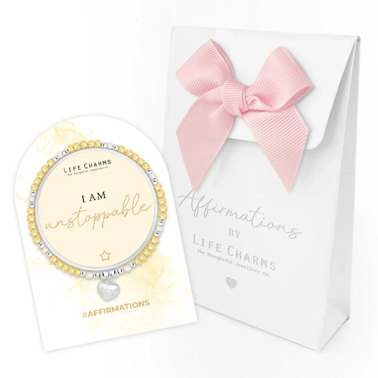 Life Charms Affirmation Bracelet – I Am Unstoppable - Image 3
