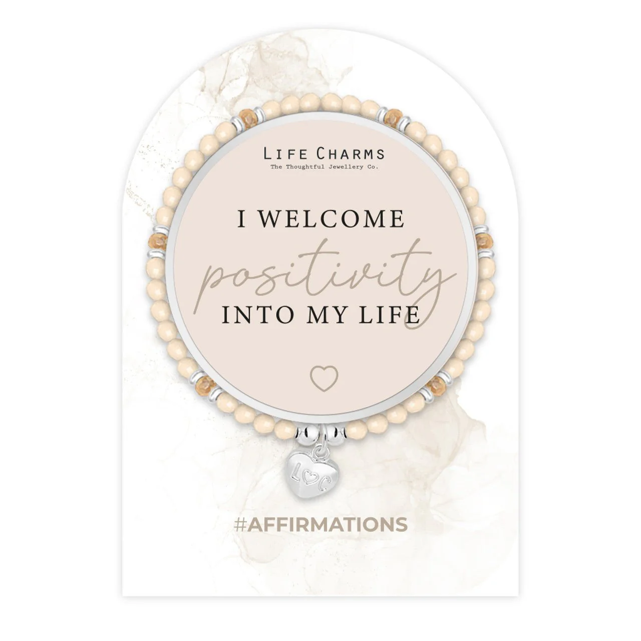 Affirmation Bracelet - Positivity In My Life