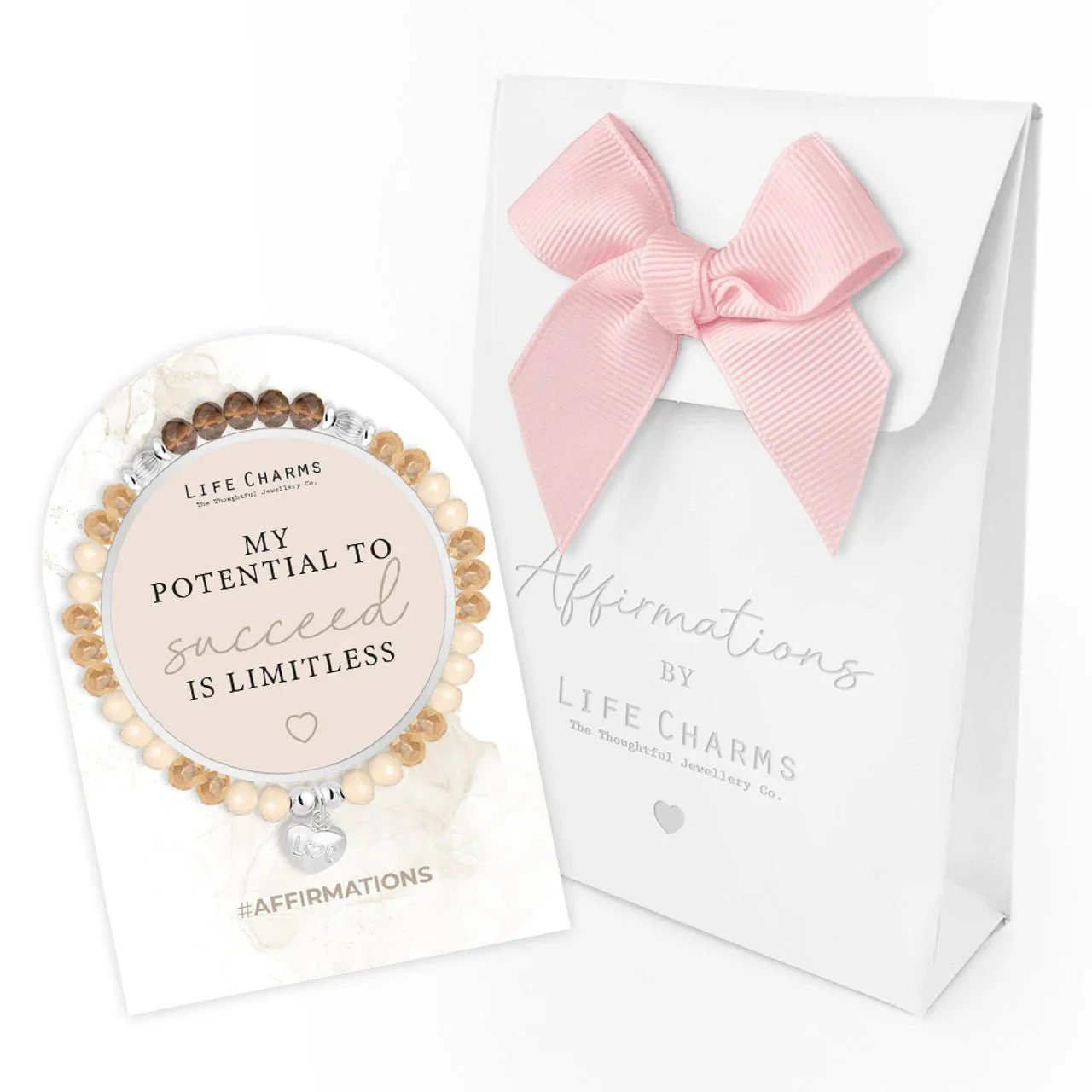 Life Charms Affirmation Bracelet – Success - Image 3
