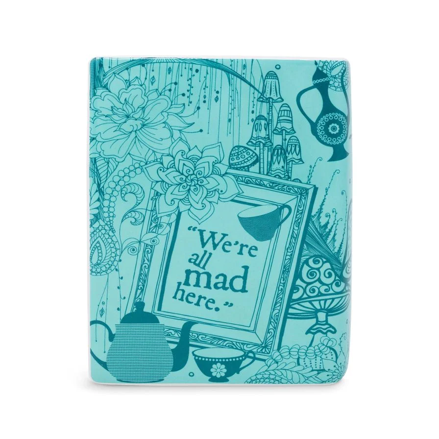 Alice in Wonderland Ceramic Book Vase โ Blue Edition - Image 6