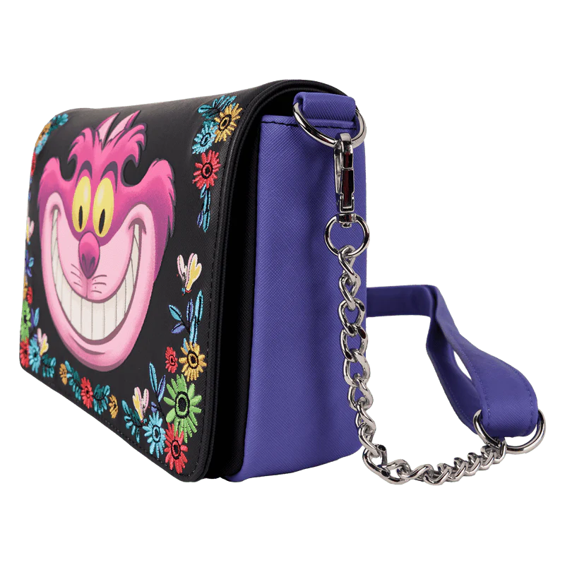 Loungefly Alice in Wonderland Cheshire Cat Tulgey Wood Crossbody Bag - Image 2
