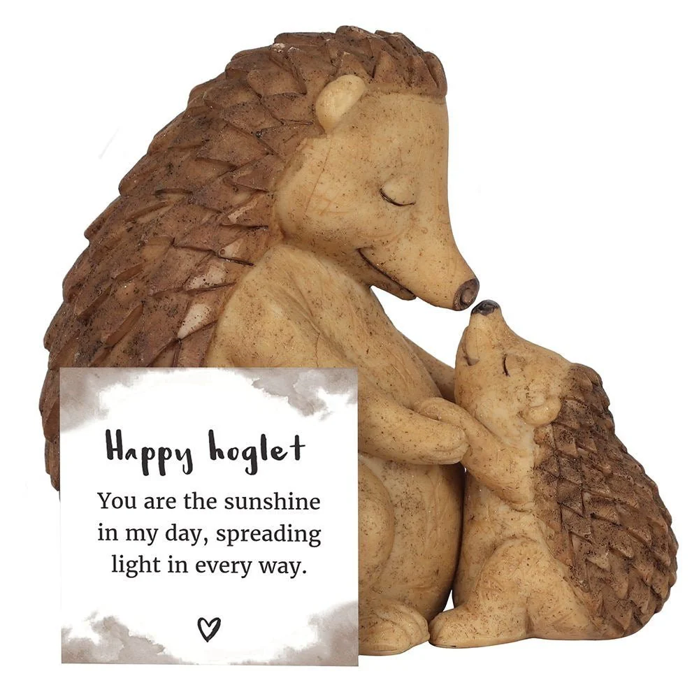 Animal Ornament - Happy Hoglet Mother And Baby Hedgehog - Image 3