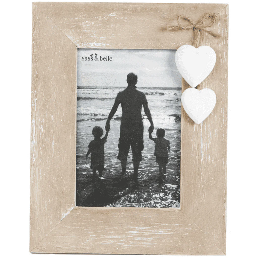 Sass and Belle Rustic Heart Photo Frame