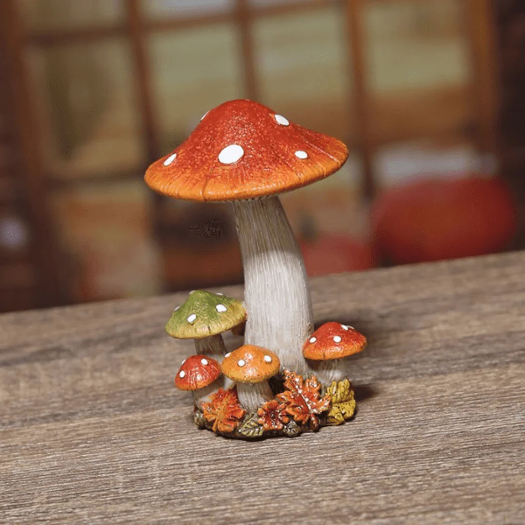 Autumn Toadstool Mushroom Decoration - Image 2