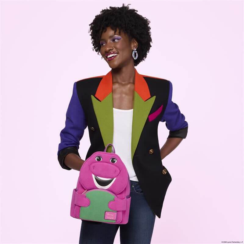 Loungefly Barney Cosplay Mini Backpack - Image 6