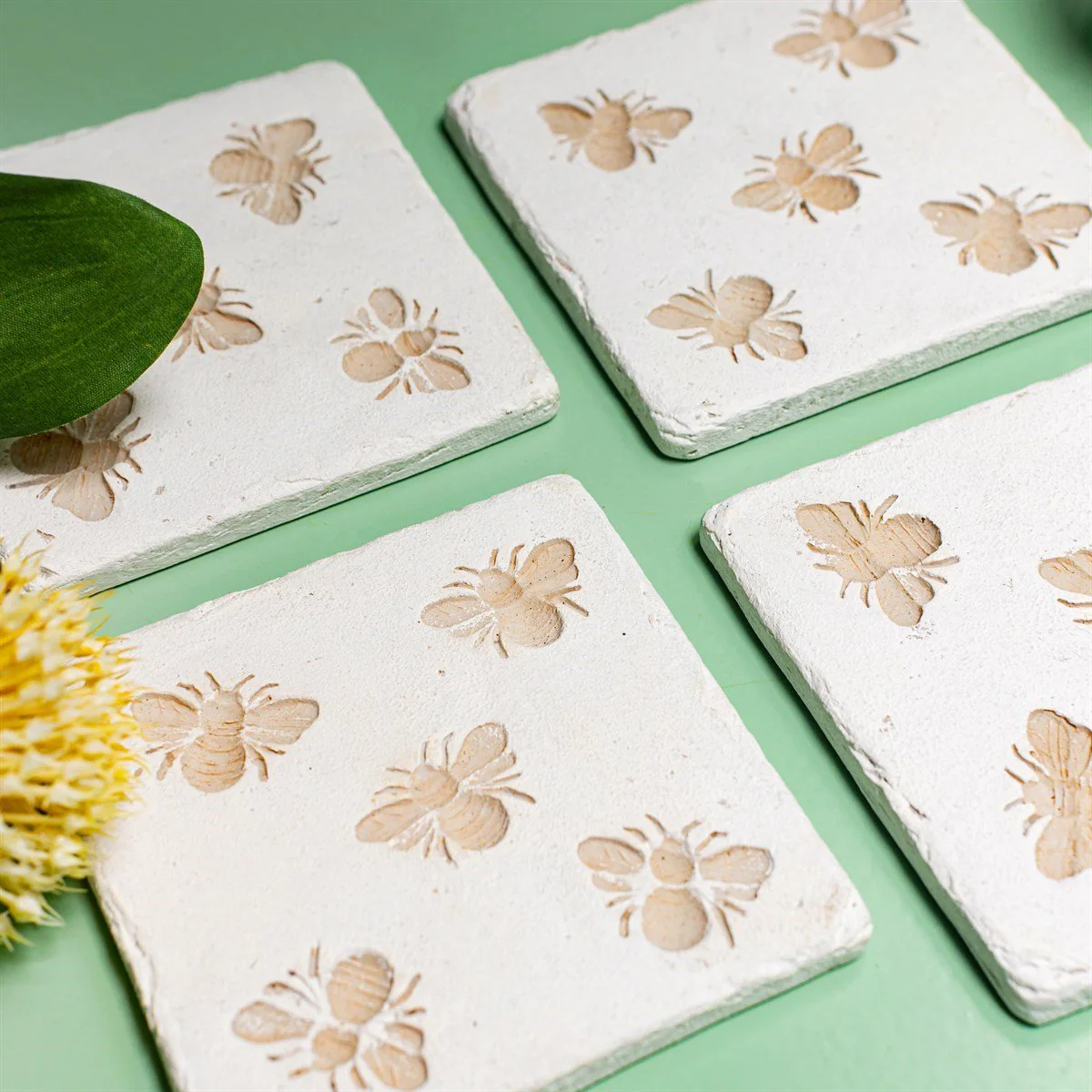 Sass and Belle Bee Imprint Coasters - Set of 4 - Image 3
