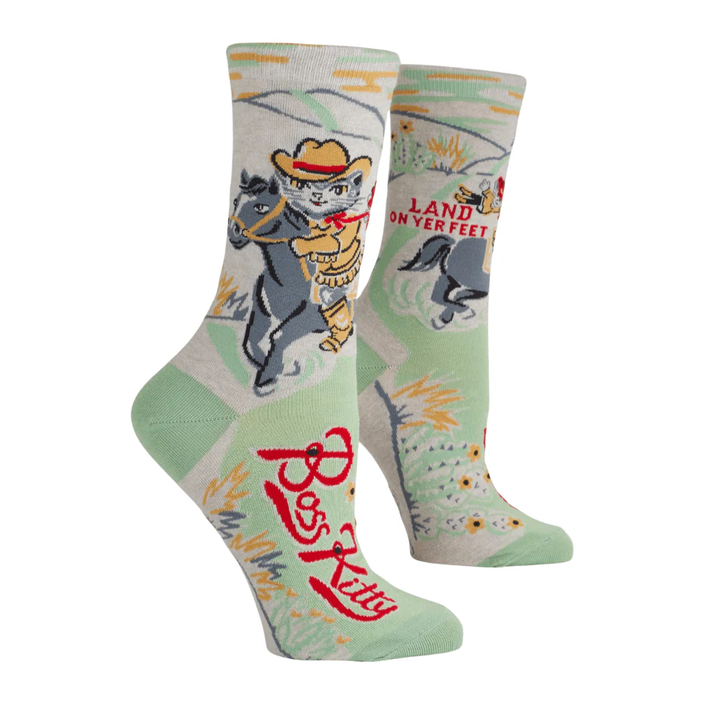 Blue Q Boss Kitty Women's Socks