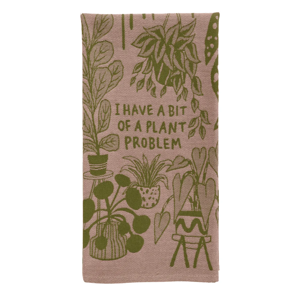 Blue Q - I Have A Bit Of A Plant Problem Tea Towel