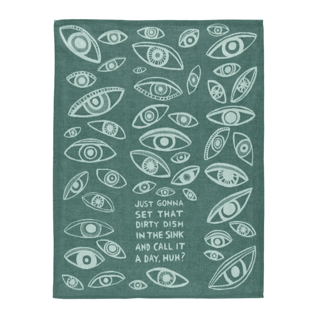 Blue Q - Just Gonna Set That Dirty Dish In The Sink And Call It A Day, Huh? Tea Towel - Image 2