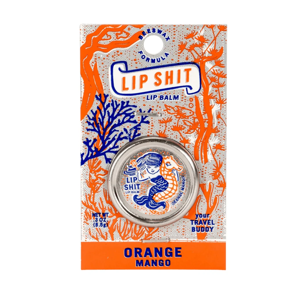 Blue Q Lip Shit Lip Balm β Orange Mango