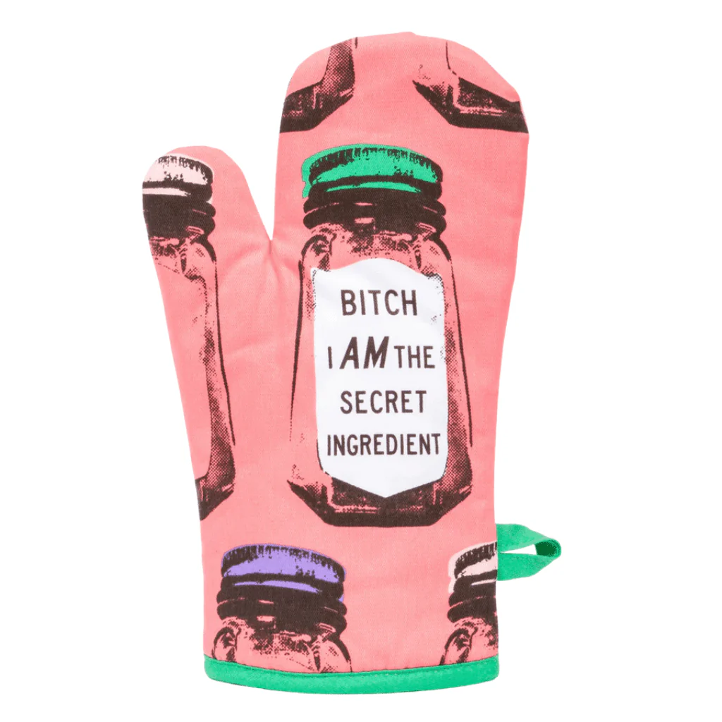 Blue Q Oven Mitt - Bitch I Am The Secret Ingredient