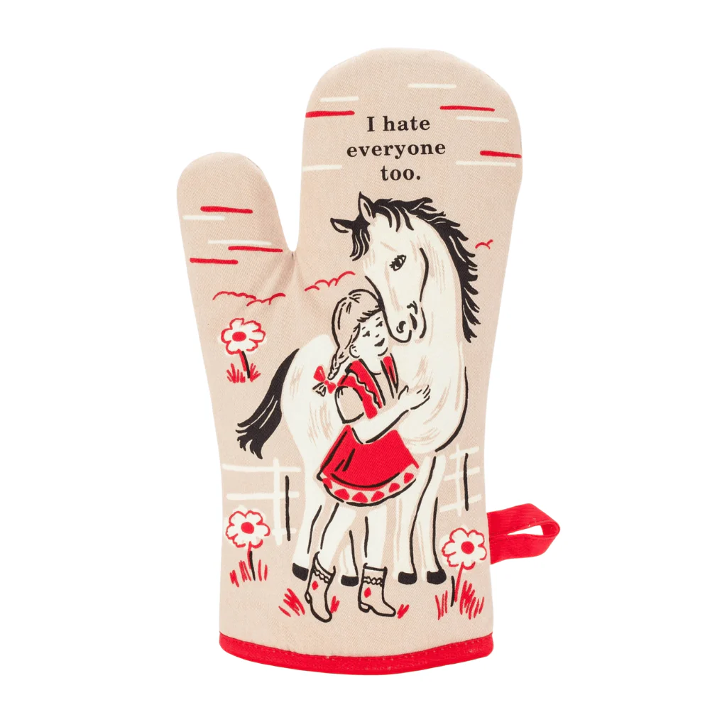 Blue Q Oven Mitt – I Hate Everyone Too