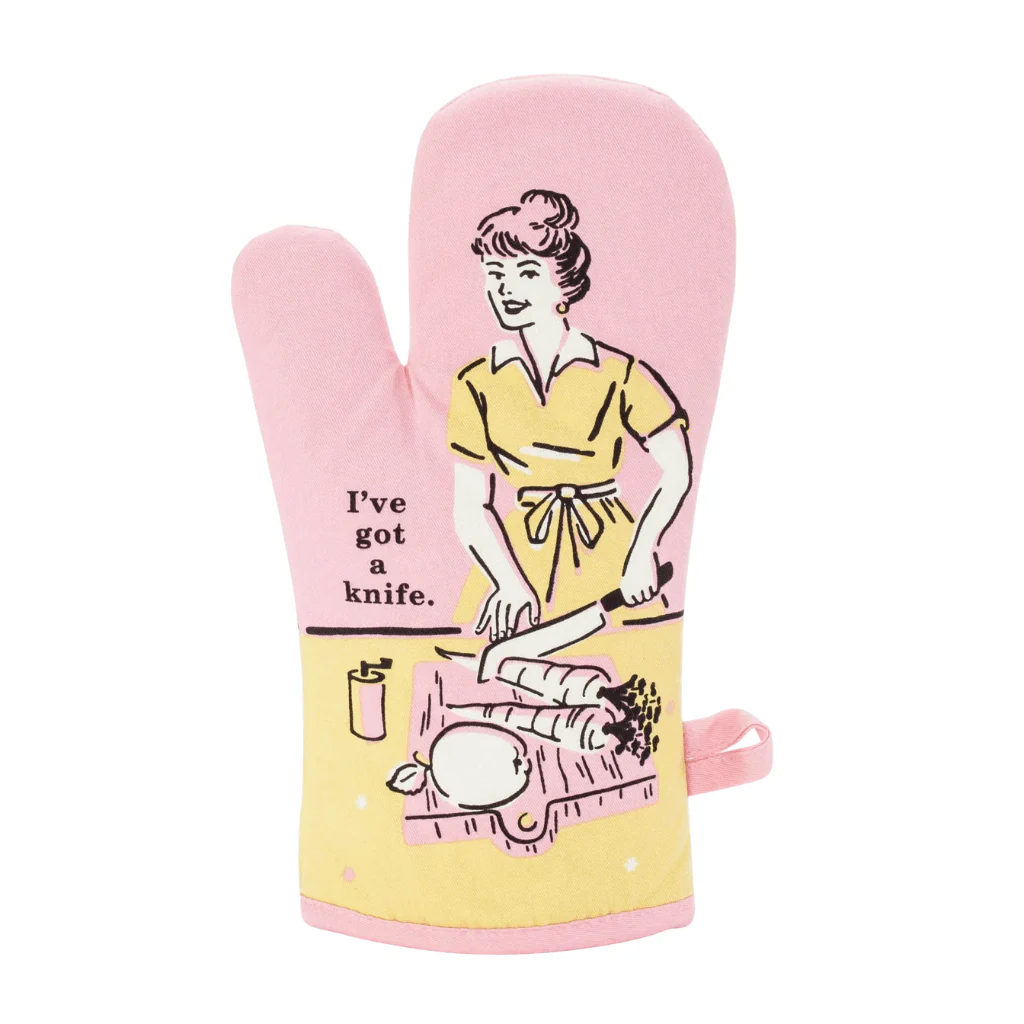 Blue Q Oven Mitt – I’ve Got a Knife