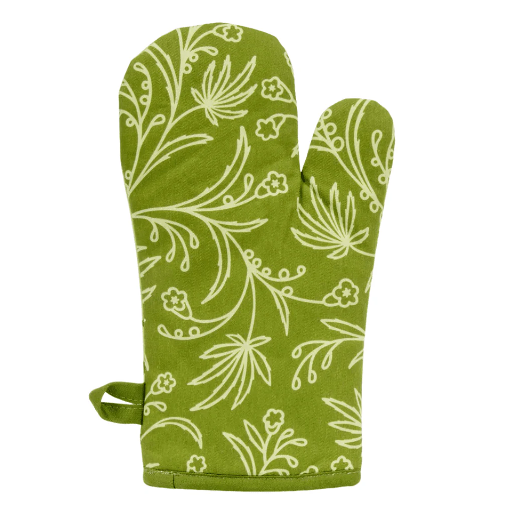 Blue Q Oven Mitt - The Food Has Weed In It - Image 2