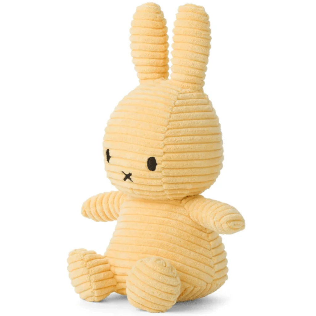 Buttercream Corduroy Miffy Plush by Bon Ton Toys - Image 2