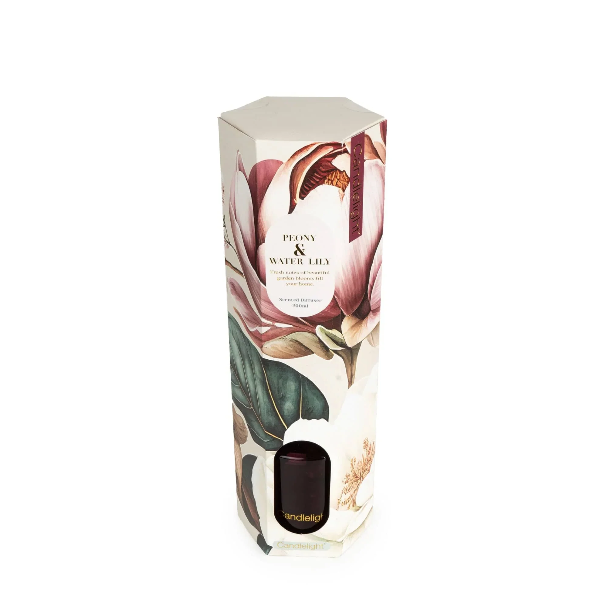 Candlelight 200ml Reed Diffuser – Peony & Water Lily - Image 3