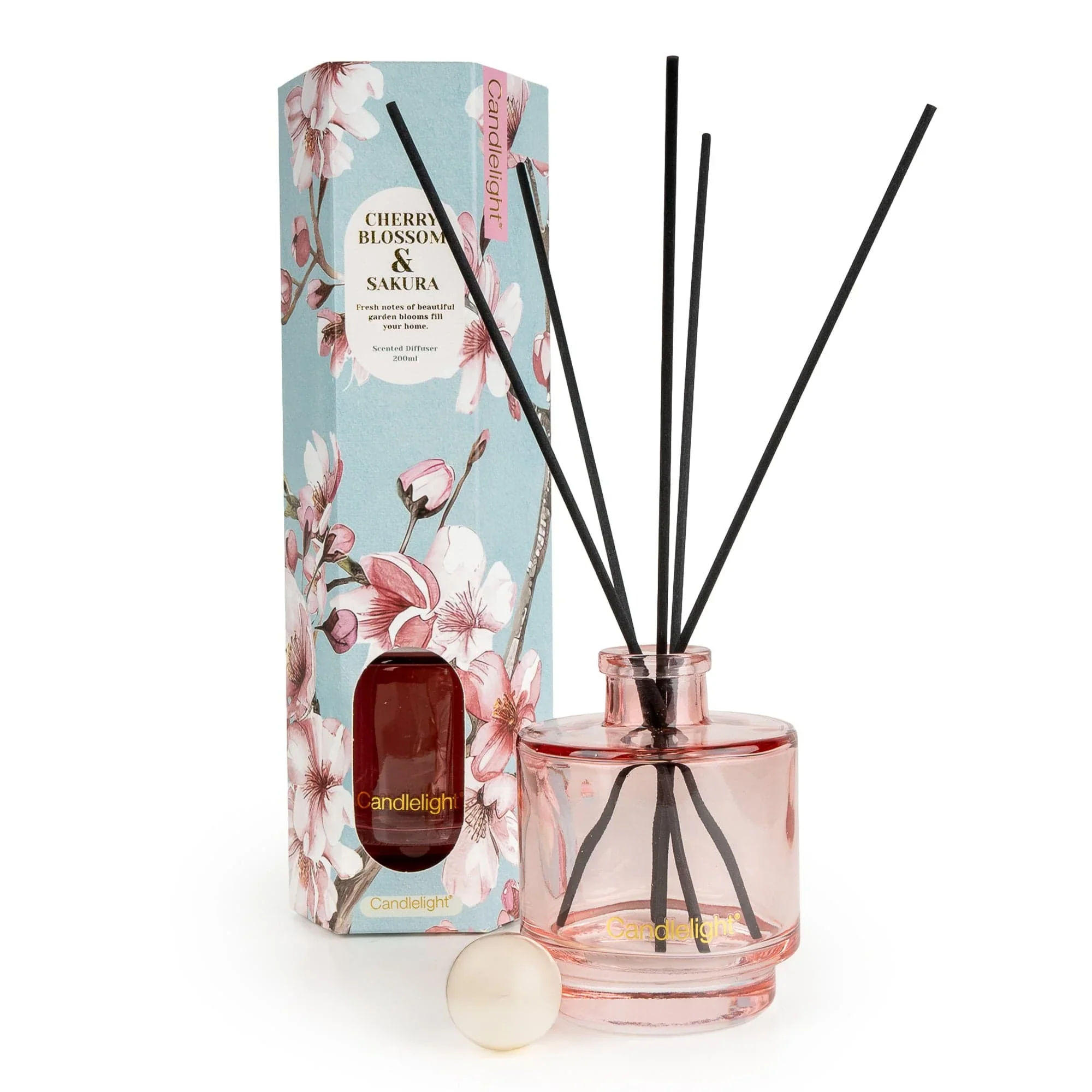 Candlelight Cherry Blossom & Sakura 200ml Reed Diffuser