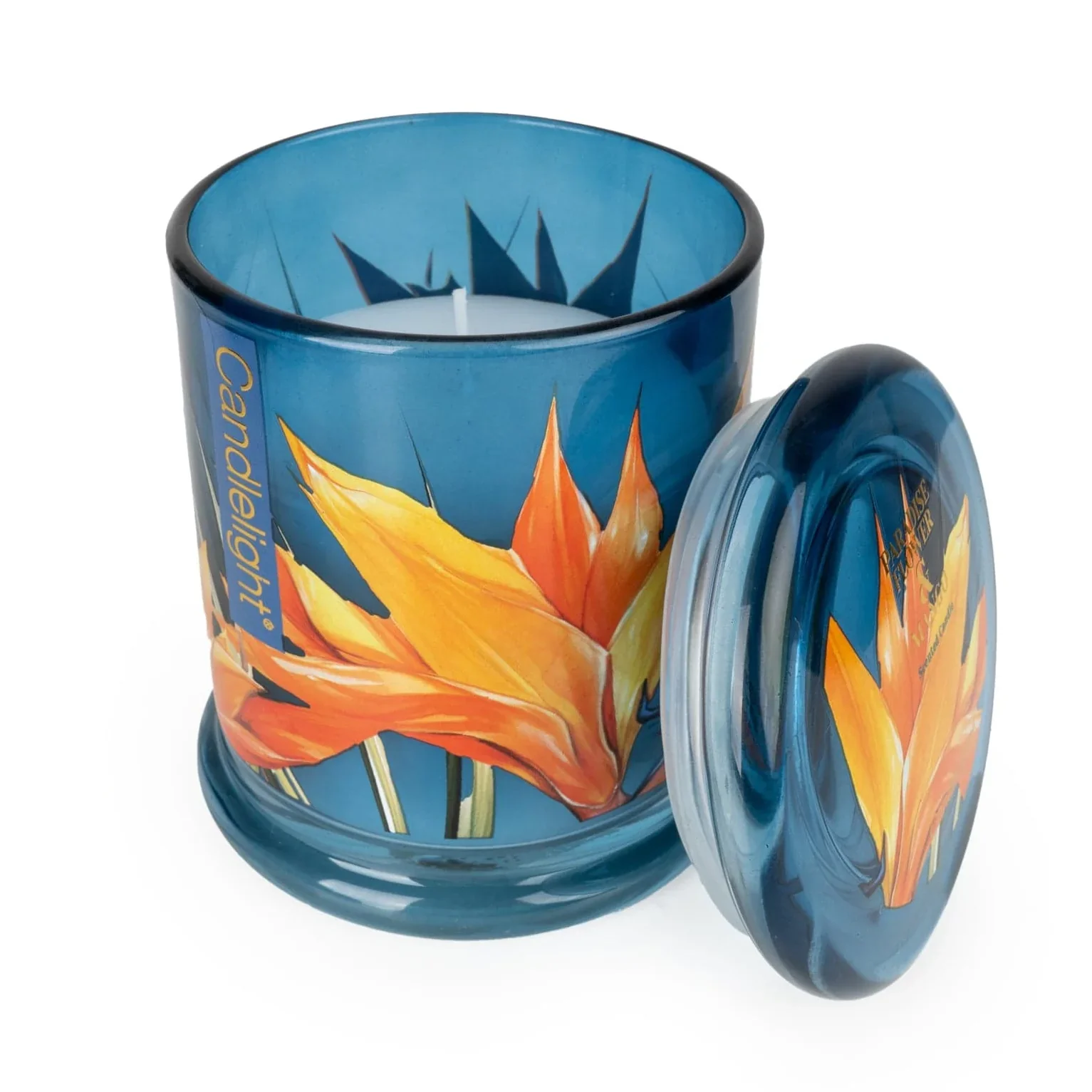 Candlelight Large Glass Lidded Jar Candle – Paradise Flower & Mango - Image 3