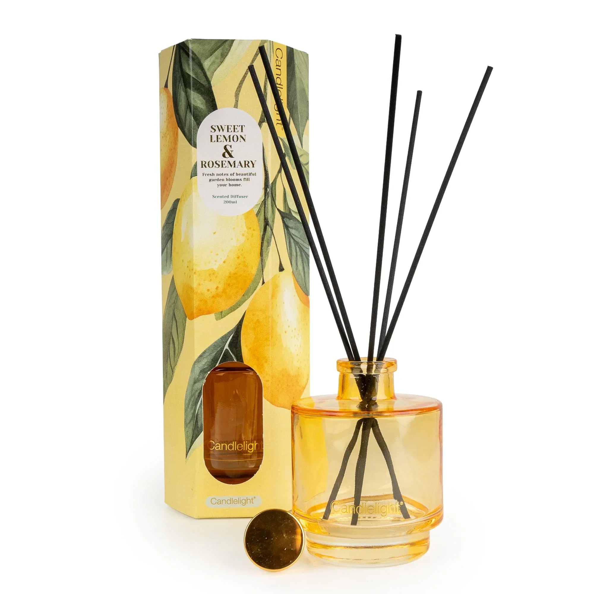 Candlelight Sweet Lemon & Rosemary 200ml Reed Diffuser