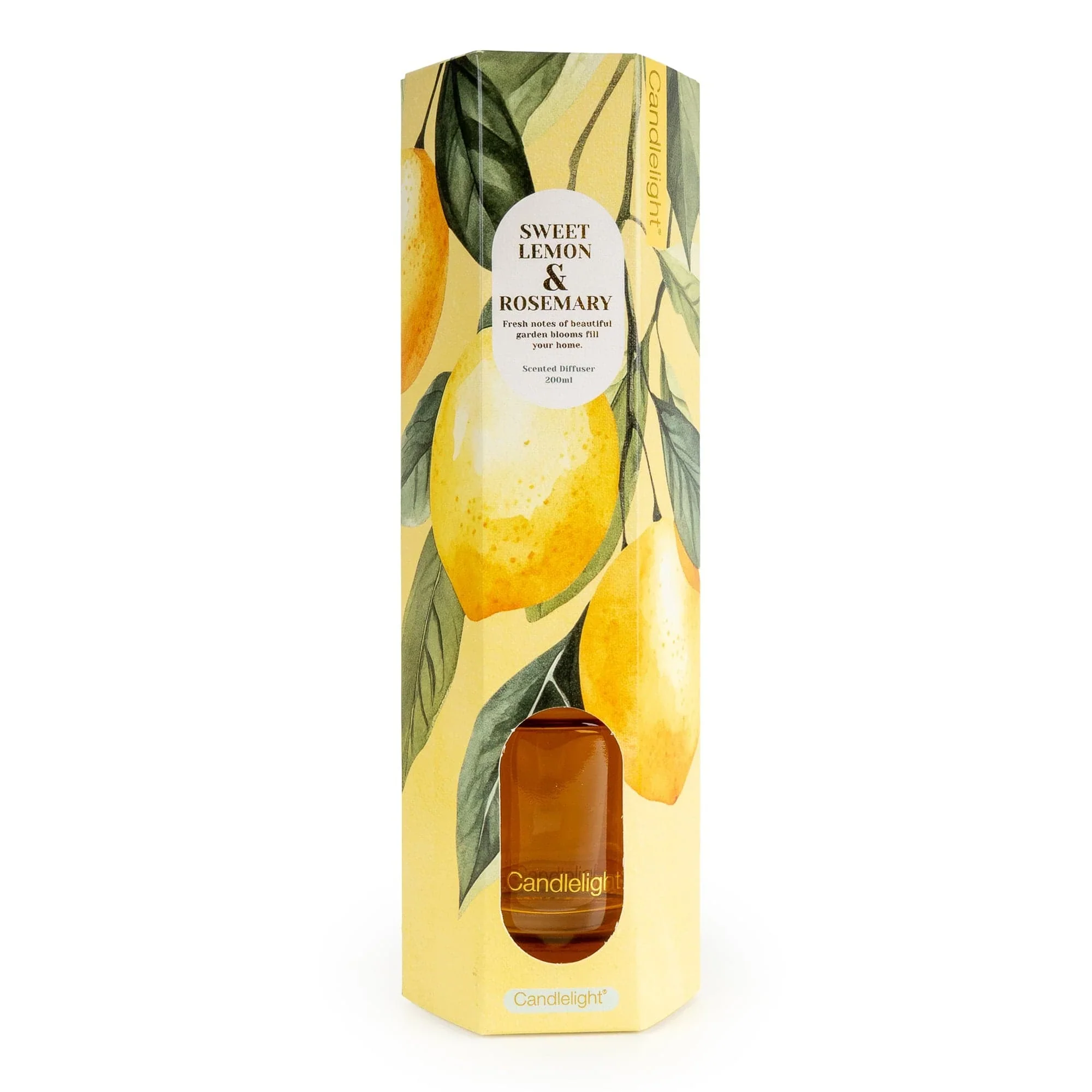 Candlelight Sweet Lemon & Rosemary 200ml Reed Diffuser - Image 2
