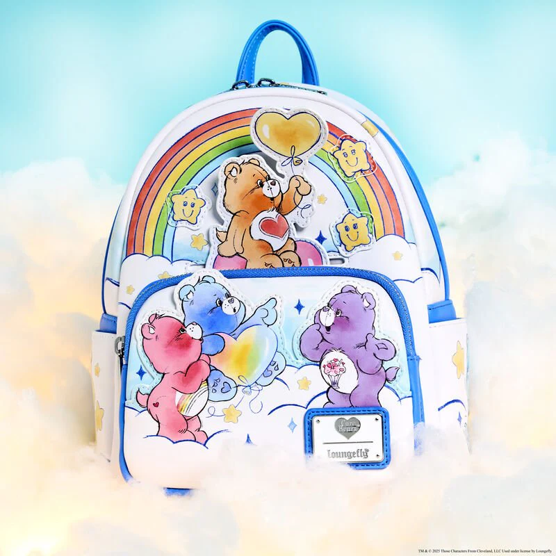 Loungefly Care Bears Care-A-Lot Rainbow Mini Backpack - Image 9