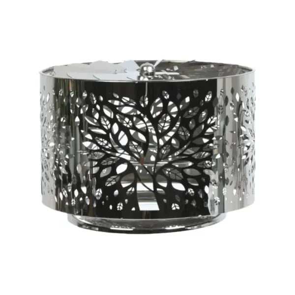 Tree of Life Spinning Carousel Candle Shade – Silver - Image 2