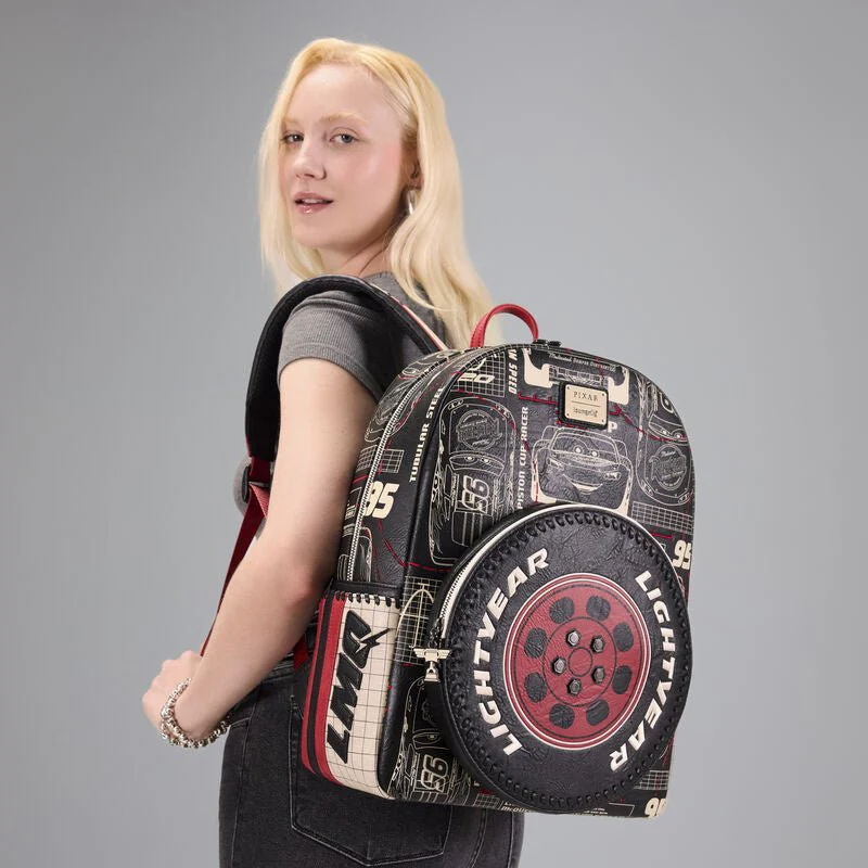 Loungefly Cars Lightning McQueen Full-Size Backpack - Image 6
