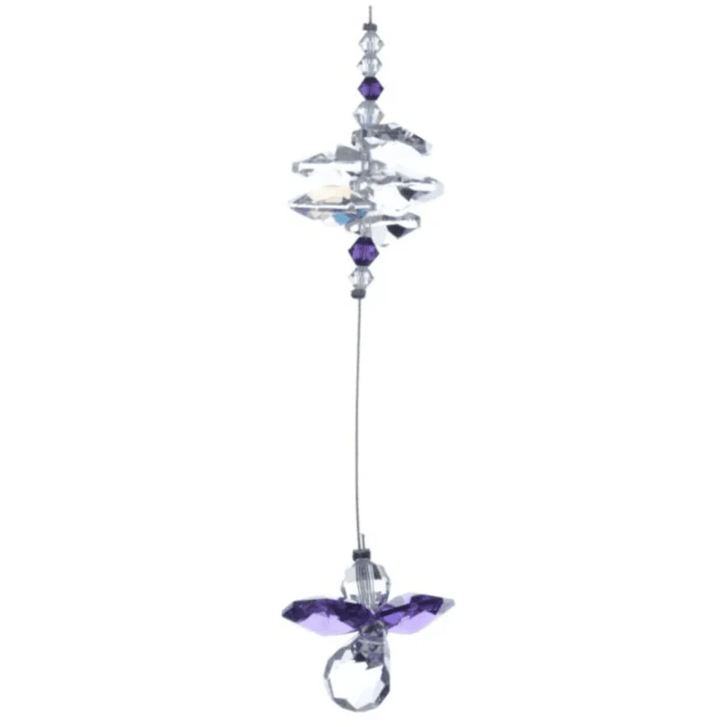 Wild Things Amethyst Guardian Angel Crystal Cascade β February Birthstone