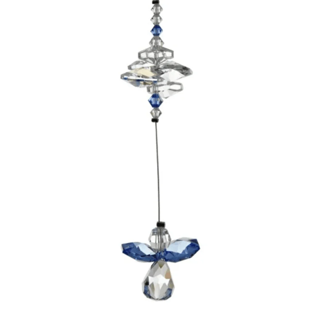 Wild Things Sapphire Guardian Angel Crystal Cascade β September Birthstone