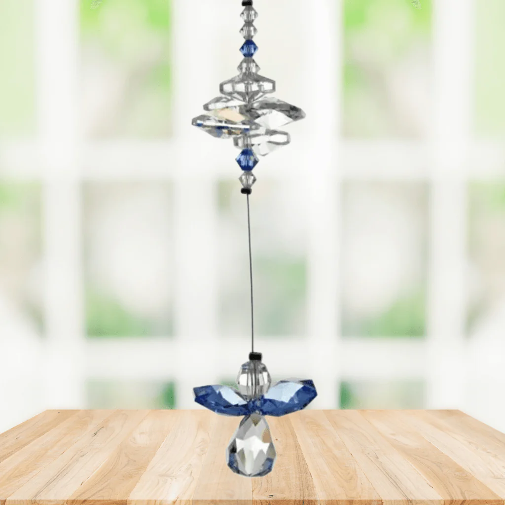 Wild Things Sapphire Guardian Angel Crystal Cascade β September Birthstone - Image 2