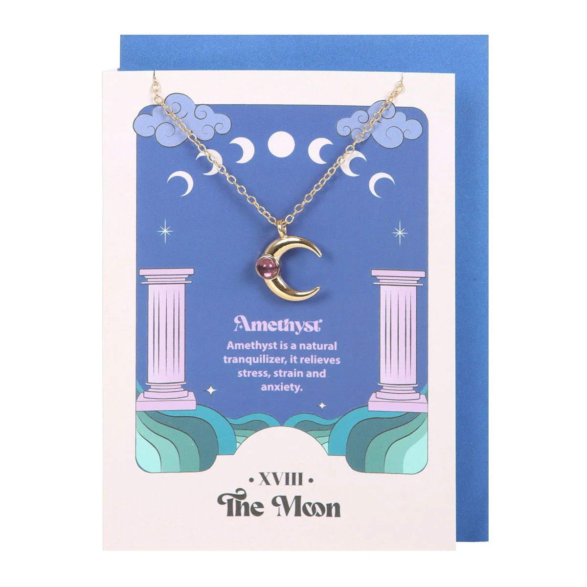 Celestial Necklace Card - The Moon