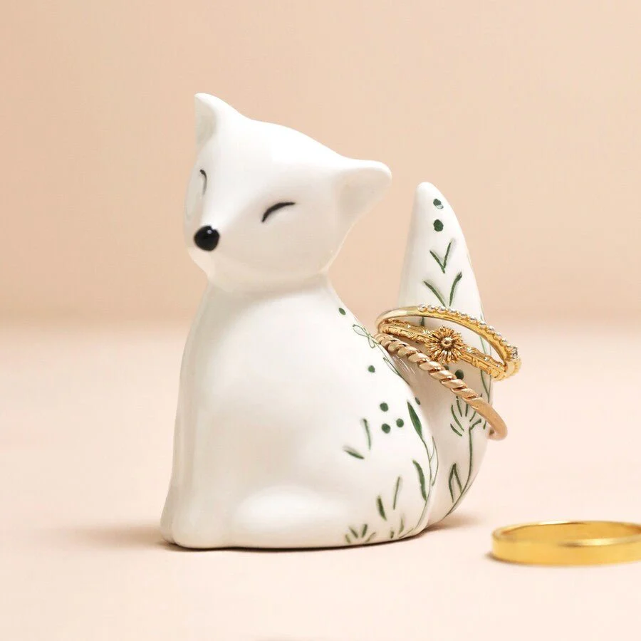 Lisa Angel Ceramic Fox Ring Holder - Image 2