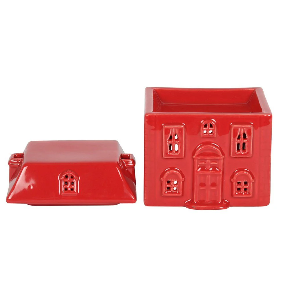 Ceramic House Oil Burner Red - Image 3