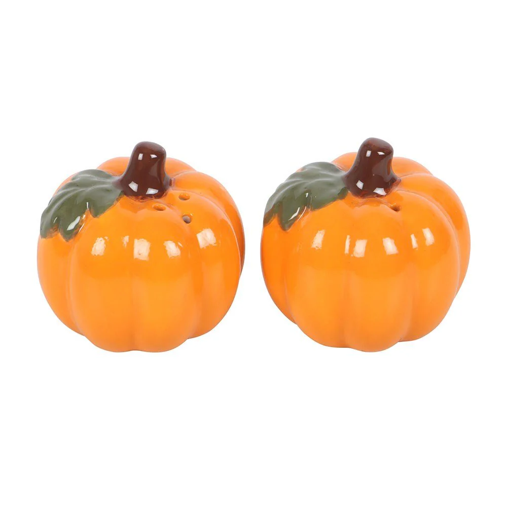 Ceramic Pumpkin Salt & Pepper Shakers – Autumn Homeware Gift - Image 2