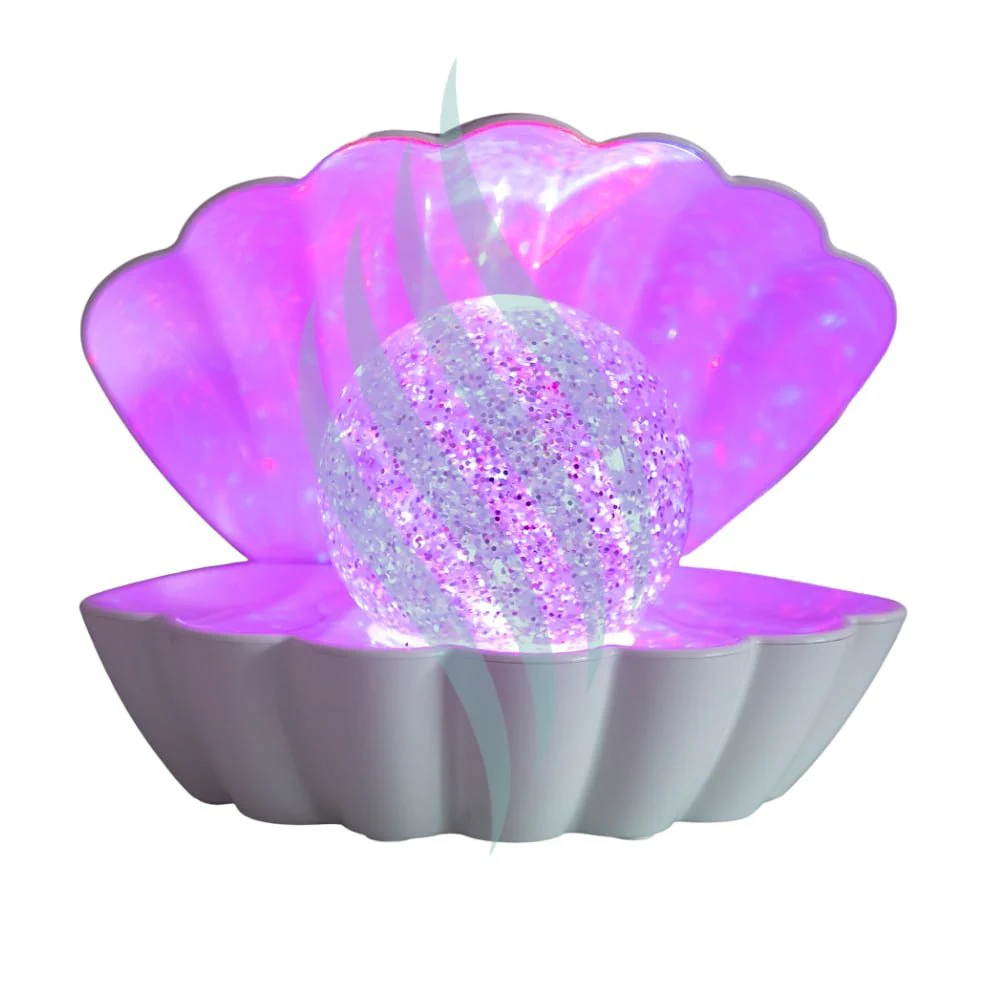 Colour LED Clam - White