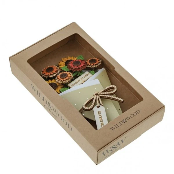Congratulations 3D Flower Figurine Card - Image 7