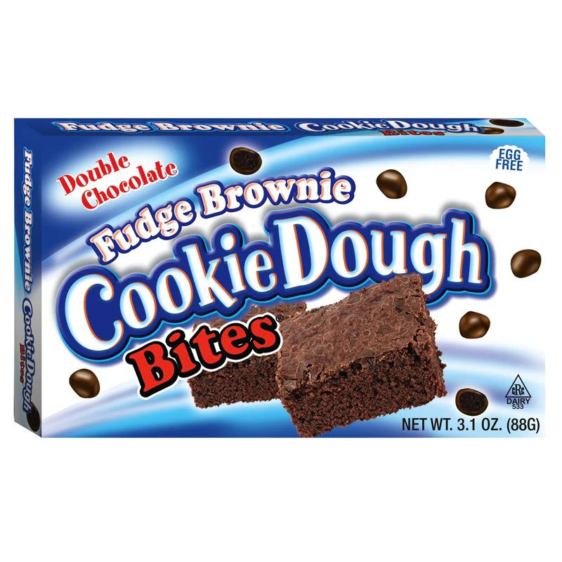 Cookie Dough Bites Theatre Box - Fudge Brownie 88g