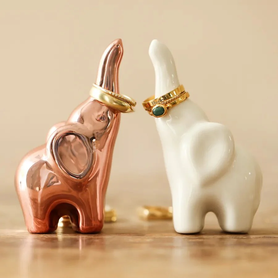 Lisa Angel Copper Elephant Ring Holder - Image 3