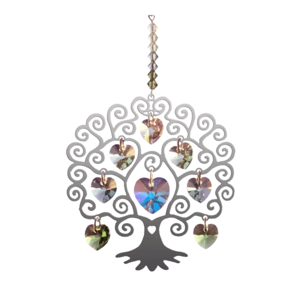 Tree of Life Spring Crystal Suncatcher – Pure Radiance Collection