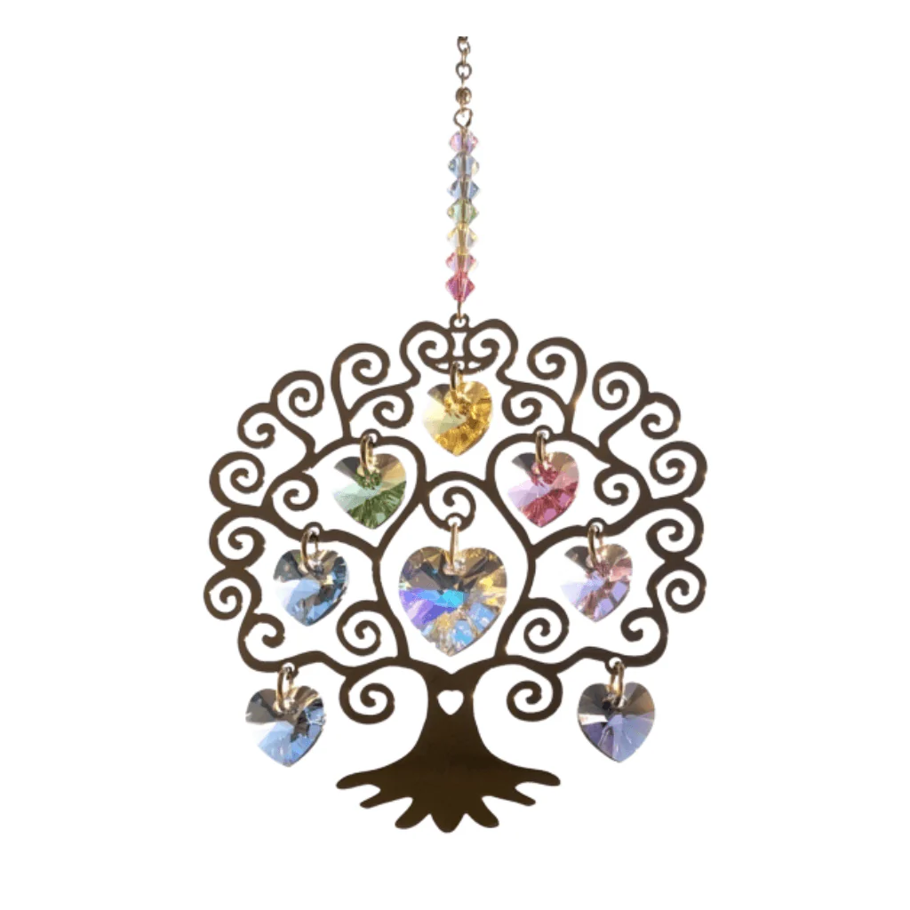 Tree of Life Summer Crystal Suncatcher – Pure Radiance Collection
