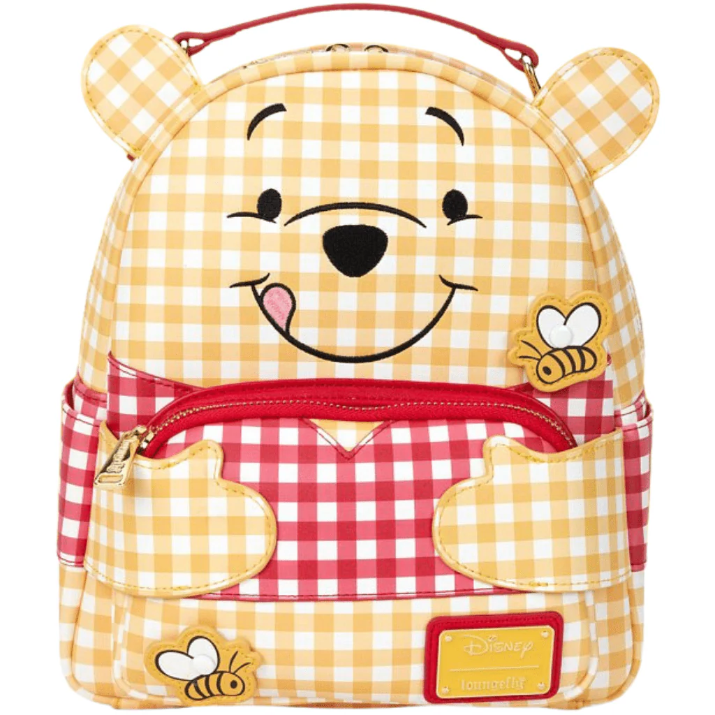 Loungefly Disney Winnie the Pooh Classic Gingham Mini Backpack