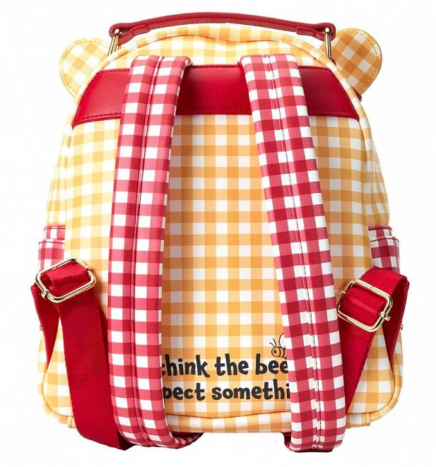 Loungefly Disney Winnie the Pooh Classic Gingham Mini Backpack - Image 3