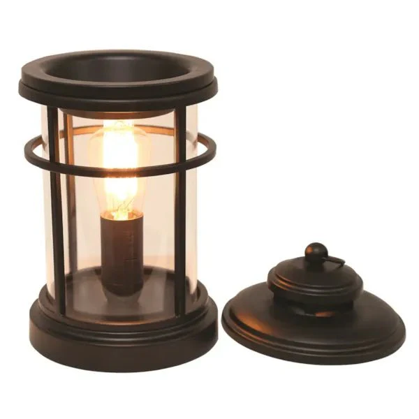 Edison Lantern Electric Wax Melt Burner – Black 22cm