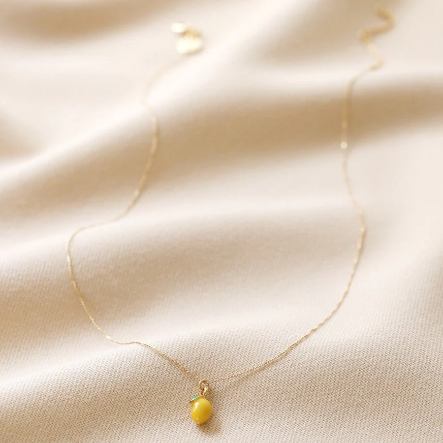 Lisa Angel Lemon Pendant Necklace - Image 3