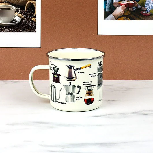 Enamel Mug - Coffee