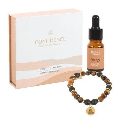 Essential Oil Gemstone Bracelet Kit - Tiger's Eye