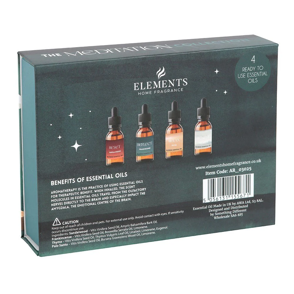Meditation Essential Oils Gift Set – 4 Grounding Blends - Image 3